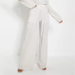 I Saw It First Plisse Wide Leg Trousers -Regatta shop 67537505 xxl a4