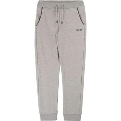 Boss Boys Grey Fleece Track Trousers