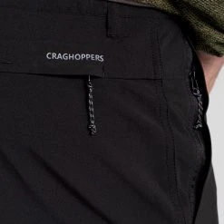 Craghoppers Mens Kiwi Pro Softshell Hiking Trousers (Black) -Regatta shop k01fafd3a042b47f3abad21ed5fcbf563