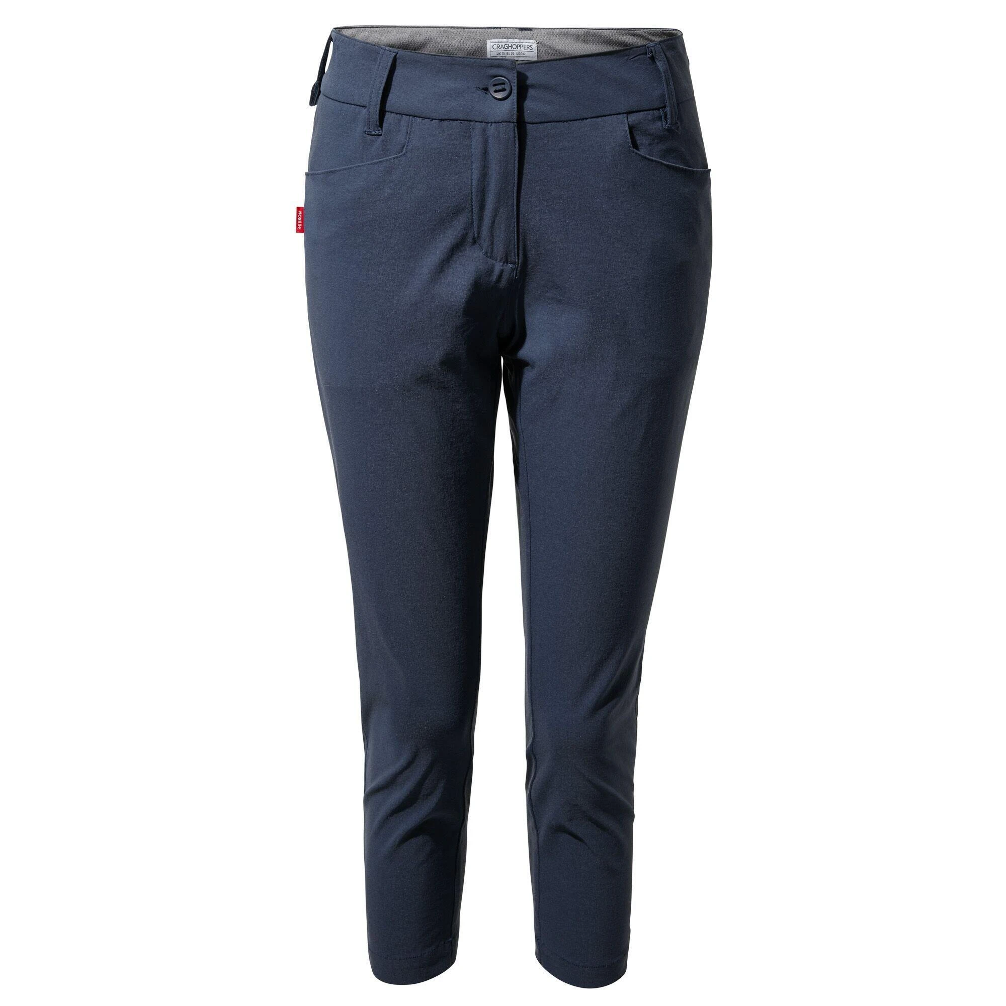 Craghoppers Womens/Ladies NosiLife Clara Crop Trousers (Soft Navy) 3 Craghoppers Womens/Ladies NosiLife Clara Crop Trousers (Soft Navy)