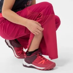 Quechua Kids’ Modulable Hiking Trousers MH500 Raspberry 7 -Regatta shop k0a97b8ecf4290482eedc97a706e43081