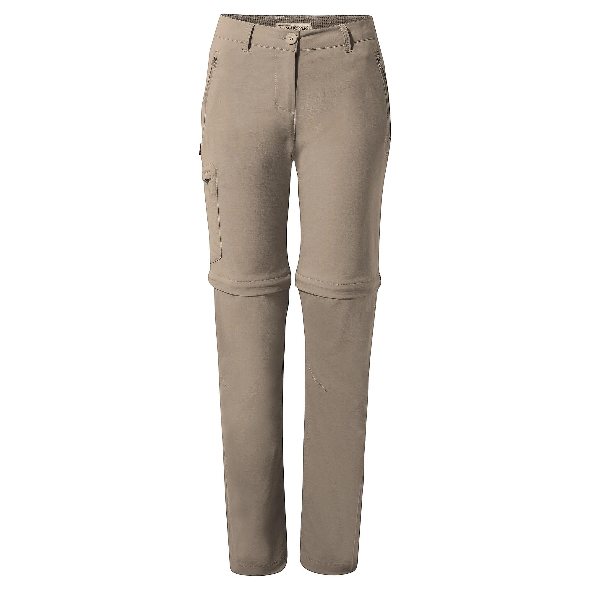 Craghoppers Womens/Ladies NosiLife Pro II Convertible Trousers (Cloud Grey) 8 Craghoppers Womens/Ladies NosiLife Pro II Convertible Trousers (Cloud Grey) - Image 6