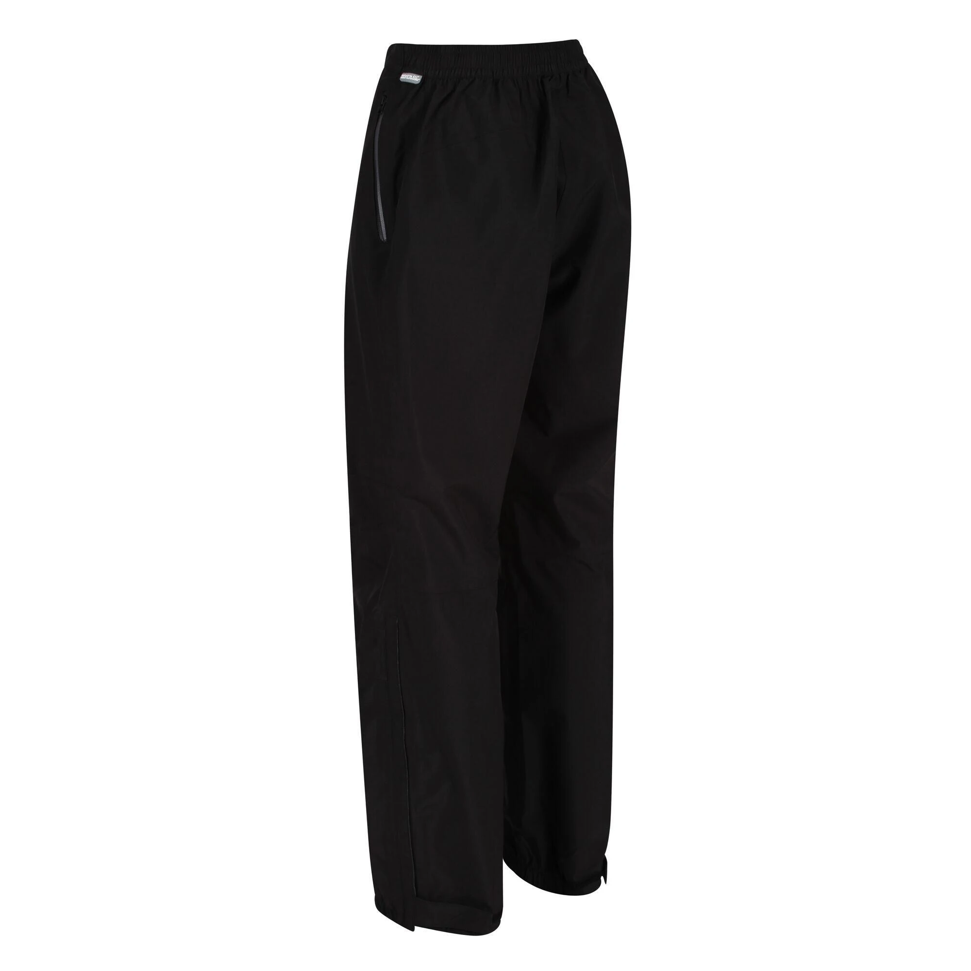 Regatta Womens/Ladies Highton Walking Over Trousers (Black) 6 Regatta Womens/Ladies Highton Walking Over Trousers (Black) - Image 4