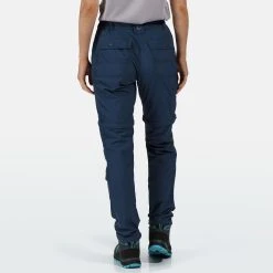 Regatta Womens/Ladies Chaska II Walking Trousers (Dark Denim) -Regatta shop k2b2a910f89d9c6790488268c5d2aaef3