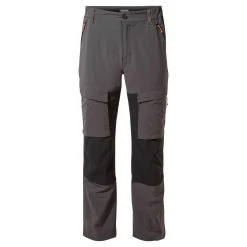 Craghoppers Mens Kiwi Pro Trousers (Black Pepper/Black)
