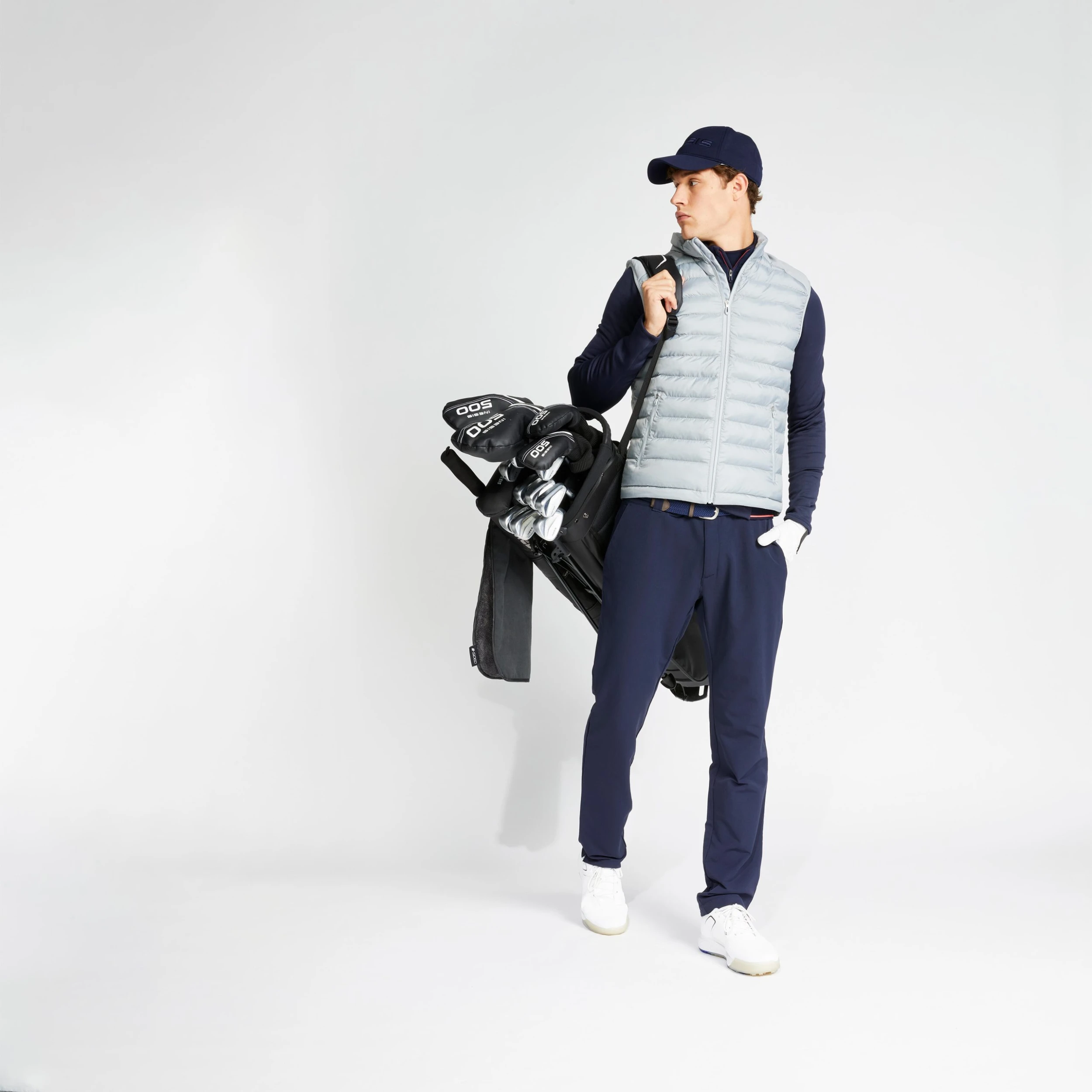 Men's Golf Winter Trousers CW500 Black 11 Men's Golf Winter Trousers CW500 Black - Image 9