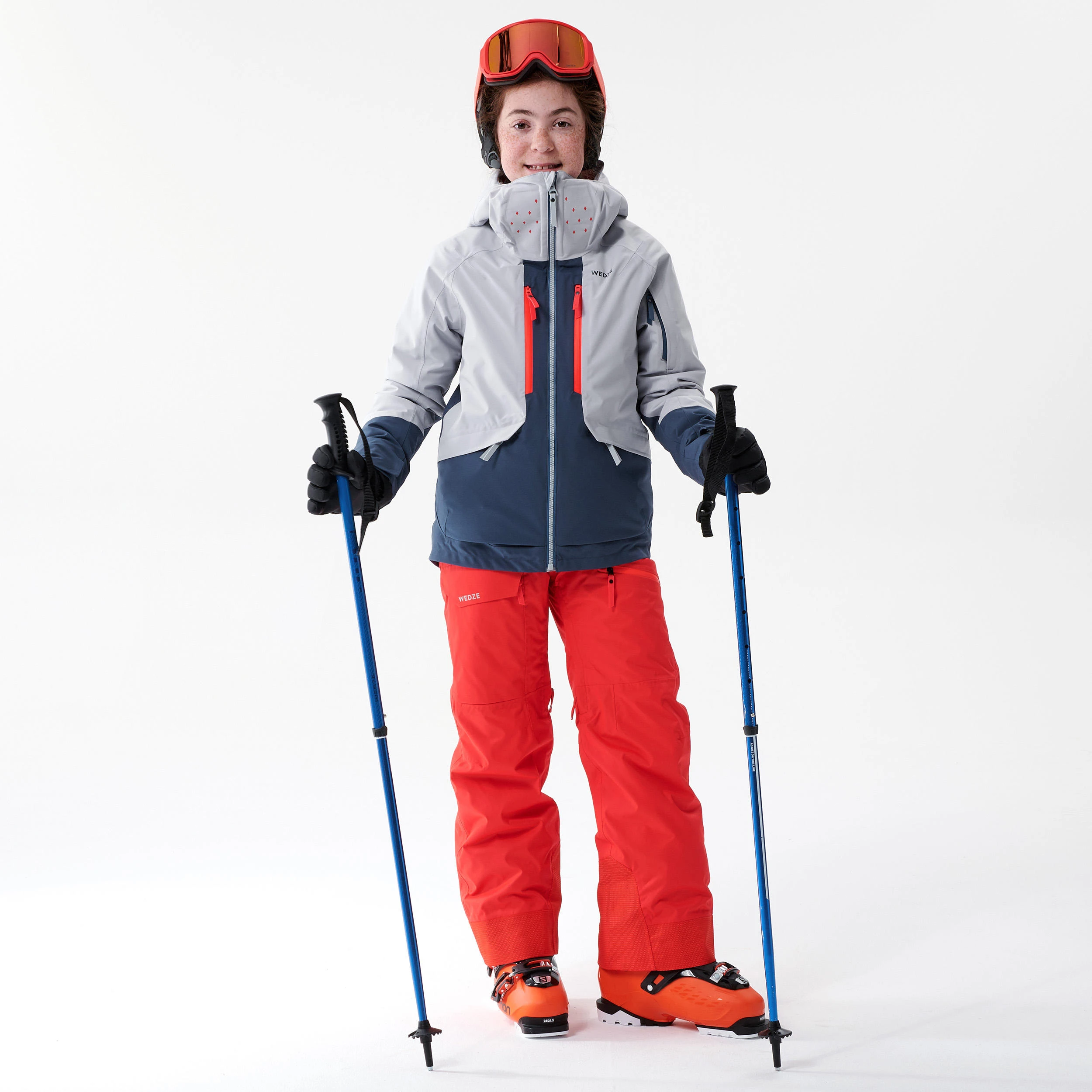 WEDZE Kids’ Ski Trousers - FR500 4 WEDZE Kids’ Ski Trousers - FR500 - Image 2