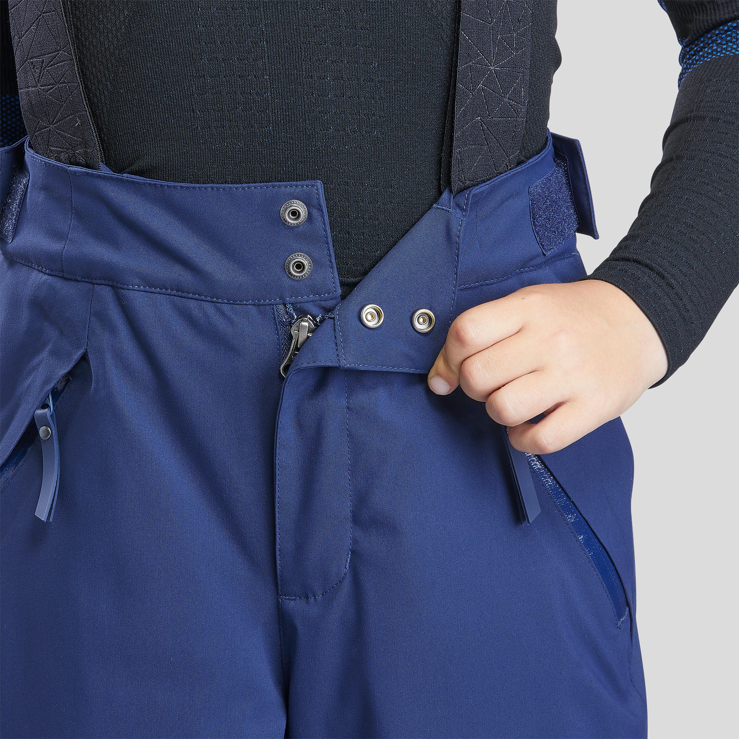 WEDZE REFURBISHED CHILDRENS SKI TROUSERS - NAVY BLUE 8 WEDZE REFURBISHED CHILDRENS SKI TROUSERS - NAVY BLUE - Image 6