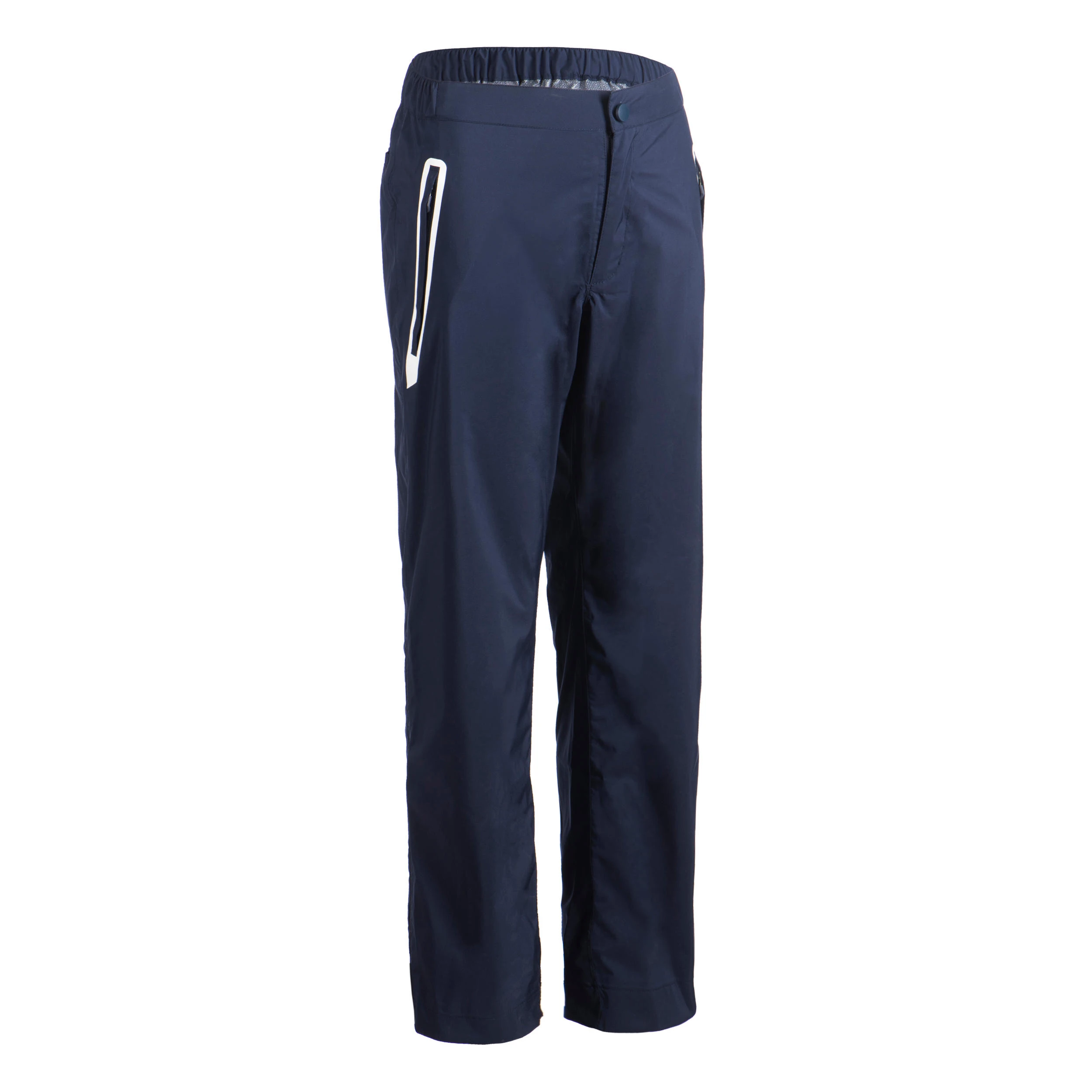 Kids’ Golf Waterproof Rain Trousers RW500 Navy Blue 8 Kids’ Golf Waterproof Rain Trousers RW500 Navy Blue - Image 6