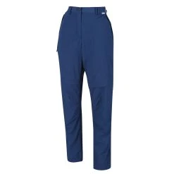 Regatta Womens/Ladies Chaska II Zip Off Trousers (Dark Denim)