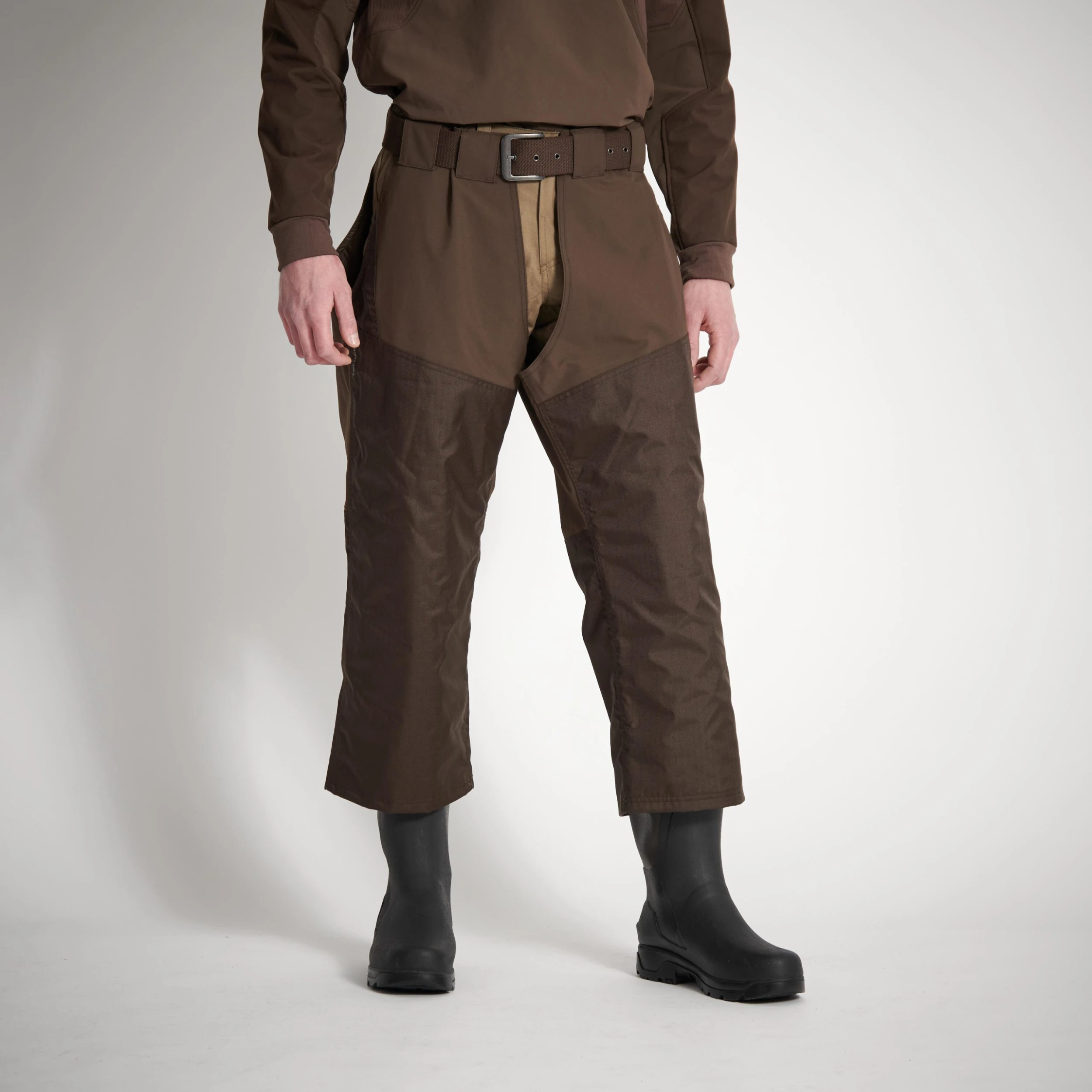 HUNTING OVER TROUSERS SUPERTRACK 500 BROWN 3 HUNTING OVER TROUSERS SUPERTRACK 500 BROWN