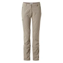 Craghoppers Womens/Ladies NosiLife Pro II Capri Convertible Trousers (Mushroom)