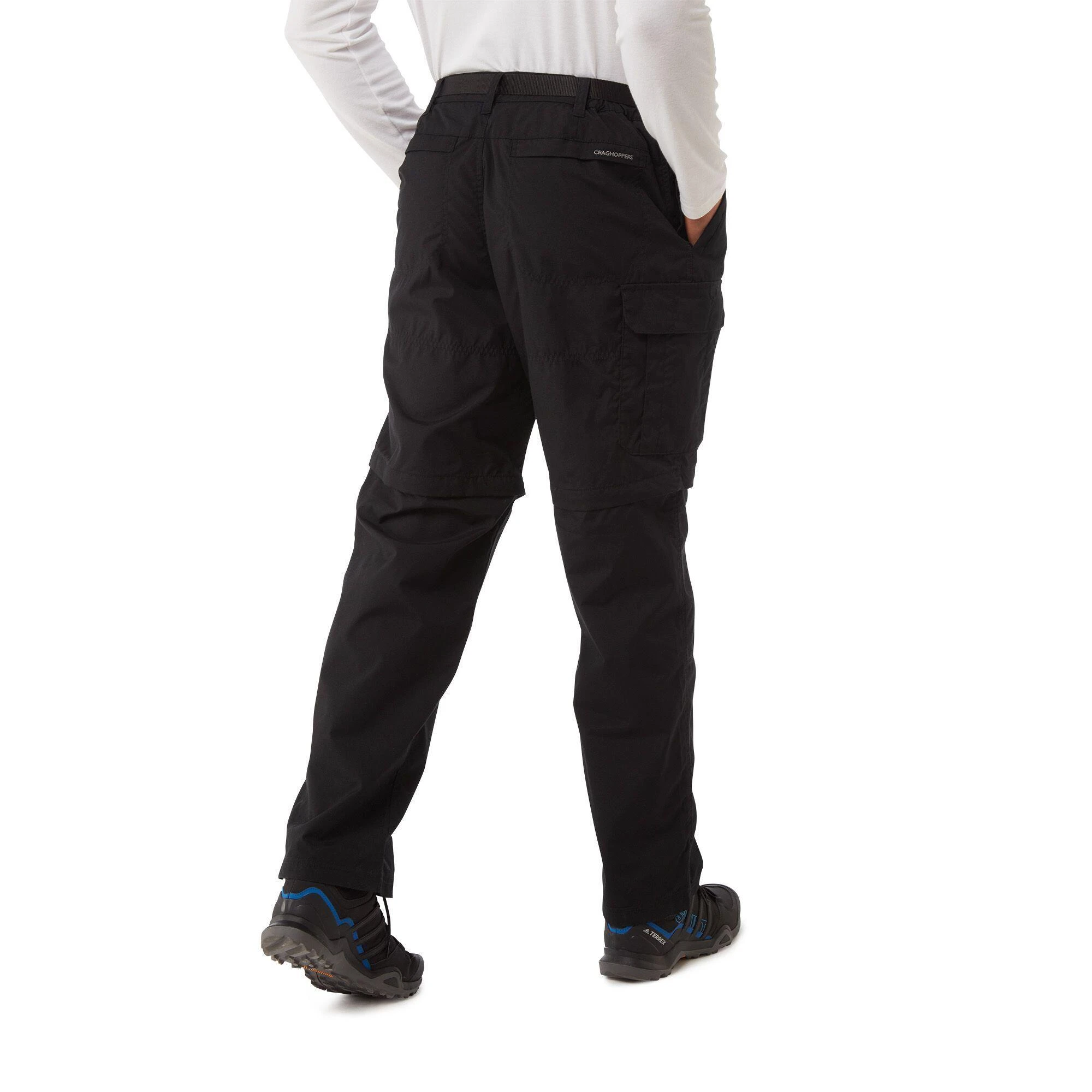 Craghoppers Mens Kiwi Convertible Trousers (Black) 4 Craghoppers Mens Kiwi Convertible Trousers (Black) - Image 2