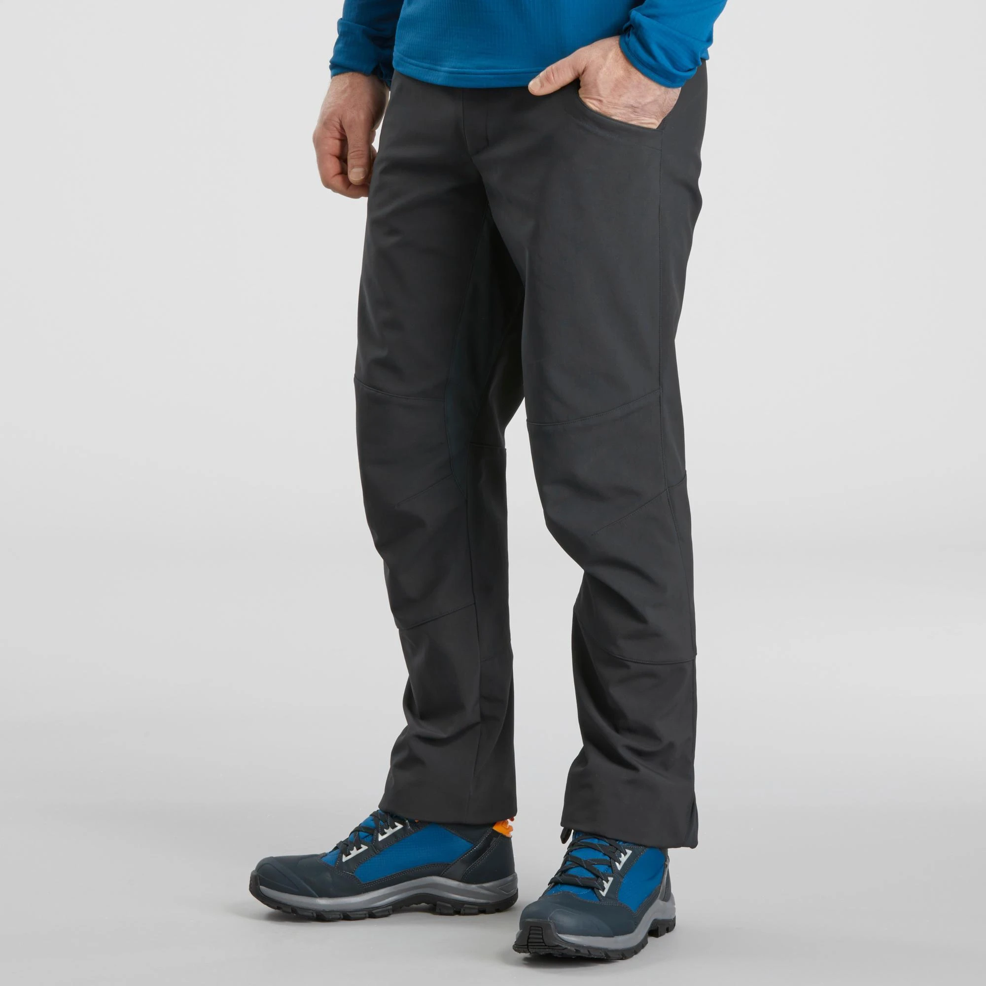 Quechua REFURBISHED MENS WARM WATER-REPELLENT HIKING TROUSERS 5 Quechua REFURBISHED MENS WARM WATER-REPELLENT HIKING TROUSERS - Image 3