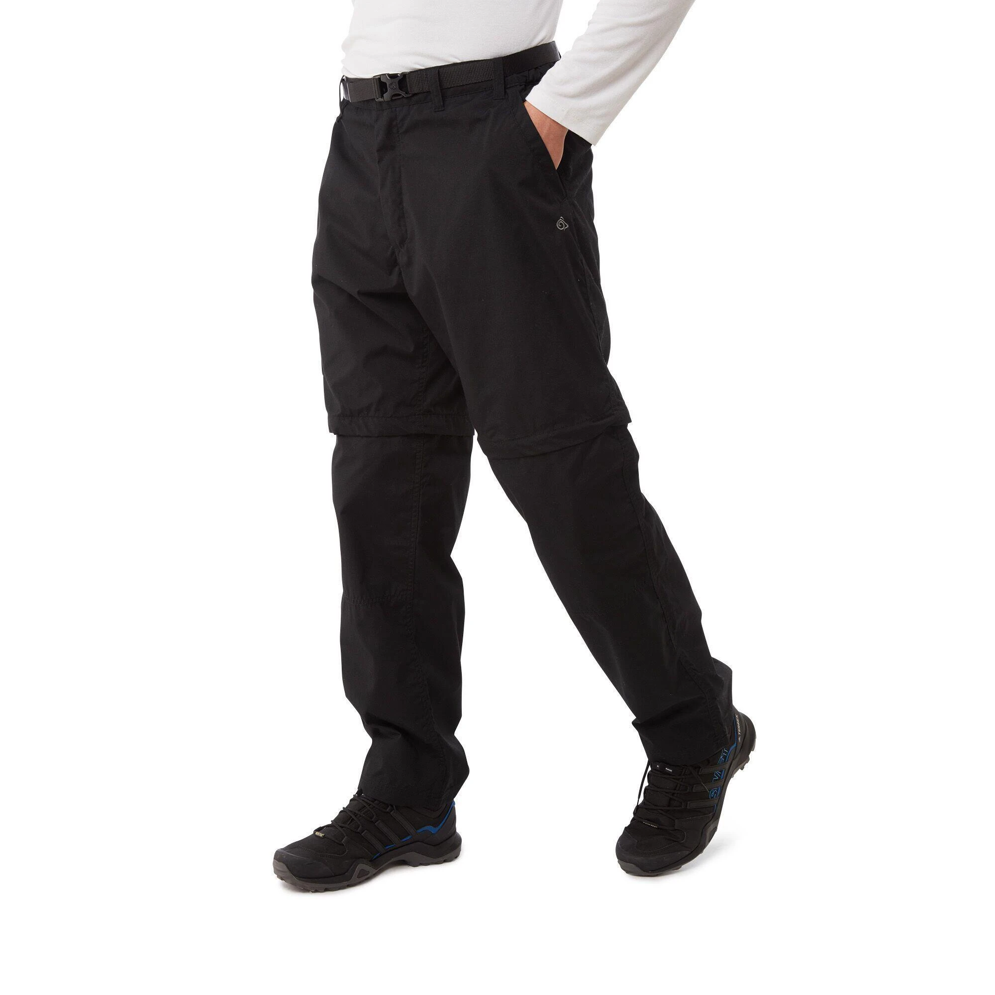 Craghoppers Mens Kiwi Convertible Trousers (Black) 6 Craghoppers Mens Kiwi Convertible Trousers (Black) - Image 4
