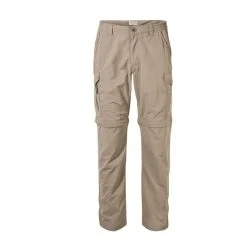 Craghoppers Mens Convertible Hiking Trousers (Pebble)