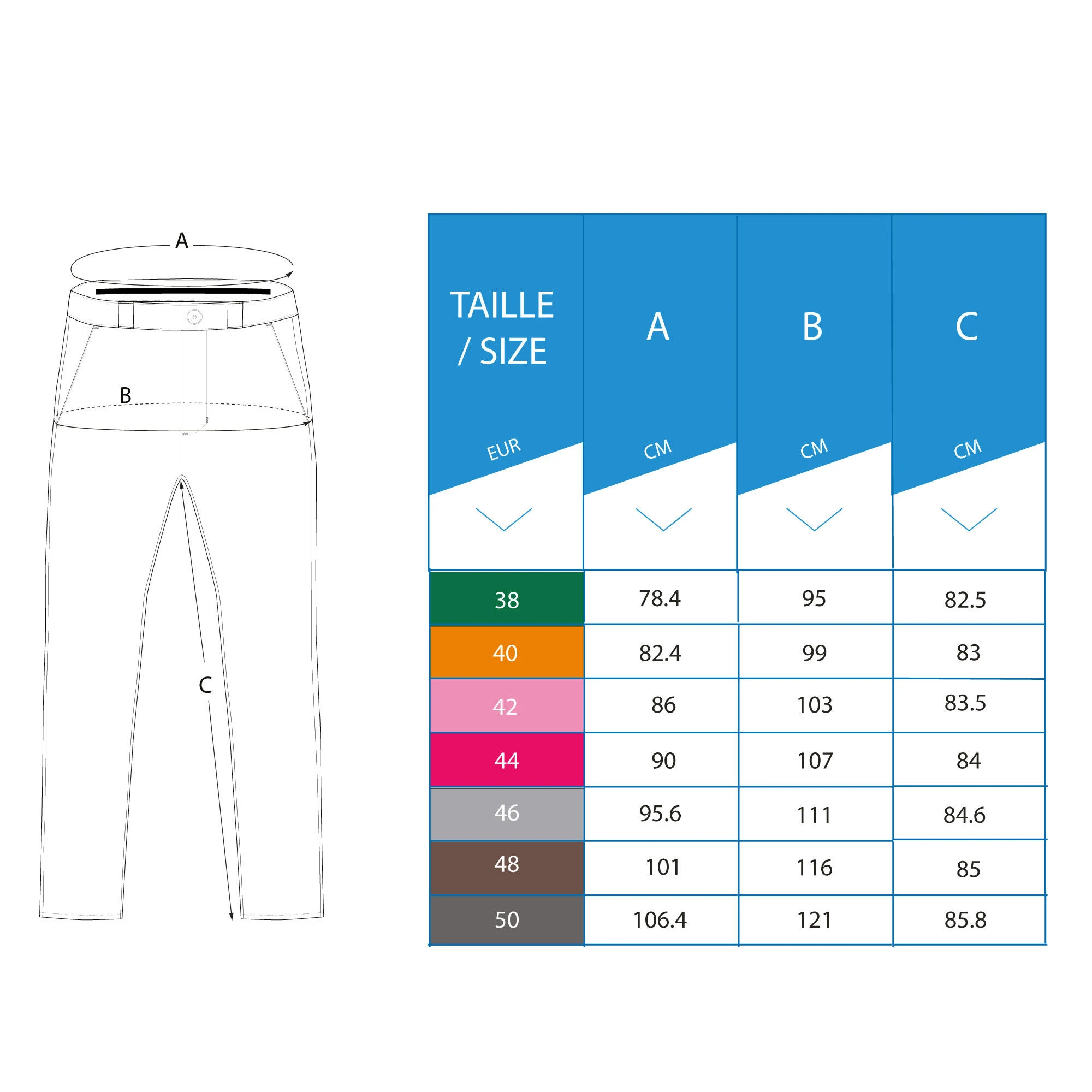 Men's Golf Winter Trousers CW500 Black 8 Men's Golf Winter Trousers CW500 Black - Image 6