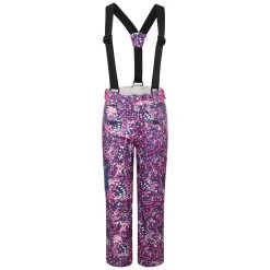 Dare 2b Childrens/Kids Timeout II Waterproof Leopard Print Ski Trousers (Raspberry