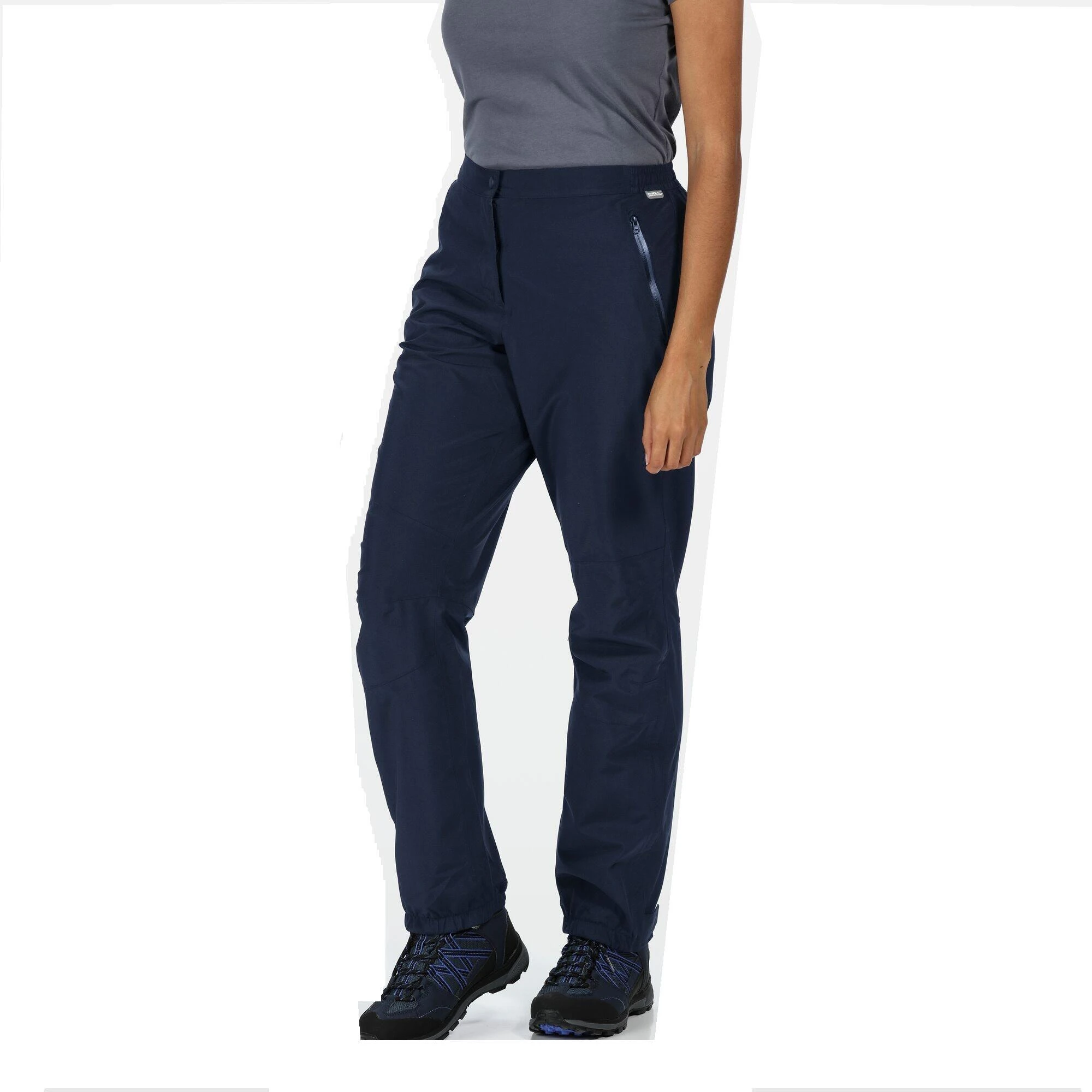 Regatta Womens/Ladies Highton Walking Over Trousers (Black) 10 Regatta Womens/Ladies Highton Walking Over Trousers (Black) - Image 8