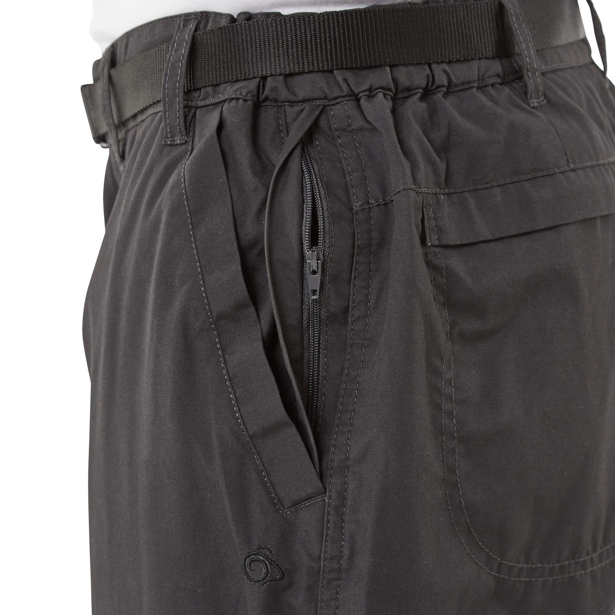 Craghoppers Mens Kiwi Convertible Trousers (Black) 10 Craghoppers Mens Kiwi Convertible Trousers (Black) - Image 8