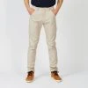 Tribord Men's Cotton Sailing Trousers 100 Beige