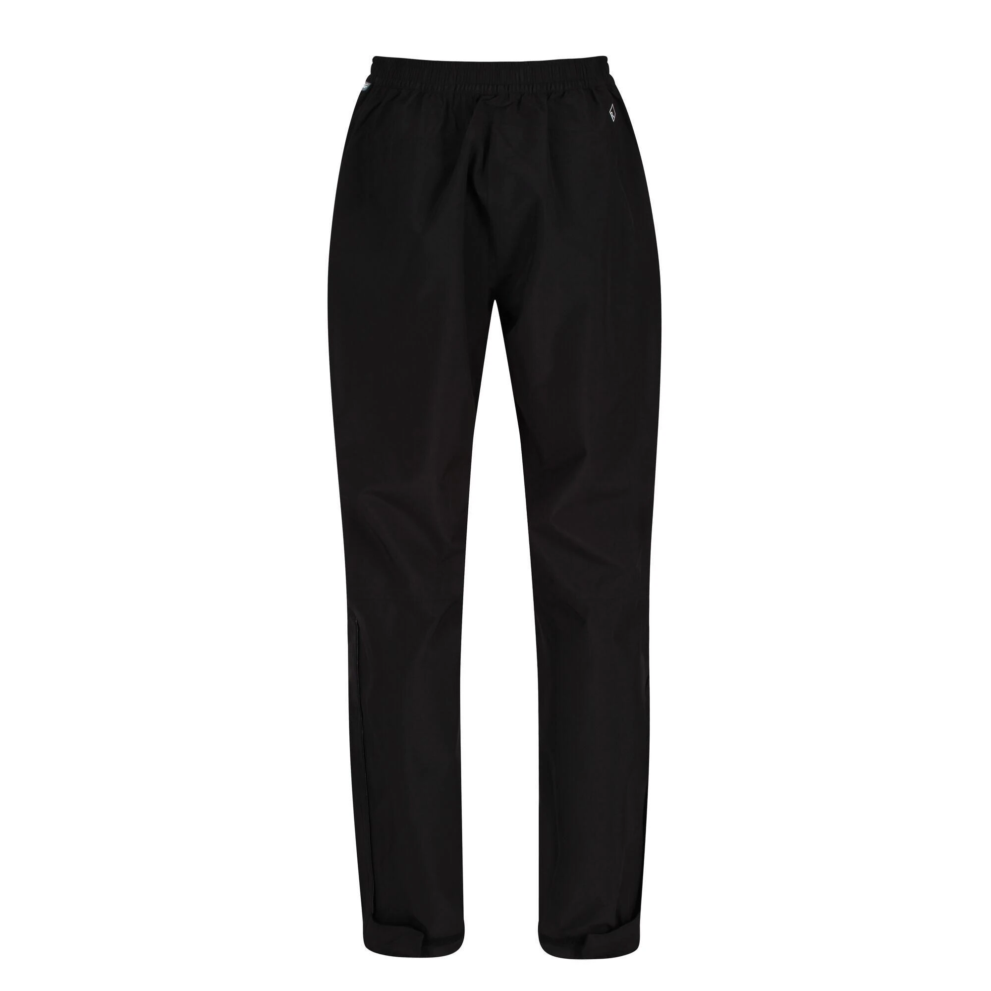 Regatta Womens/Ladies Highton Walking Over Trousers (Black) 4 Regatta Womens/Ladies Highton Walking Over Trousers (Black) - Image 2