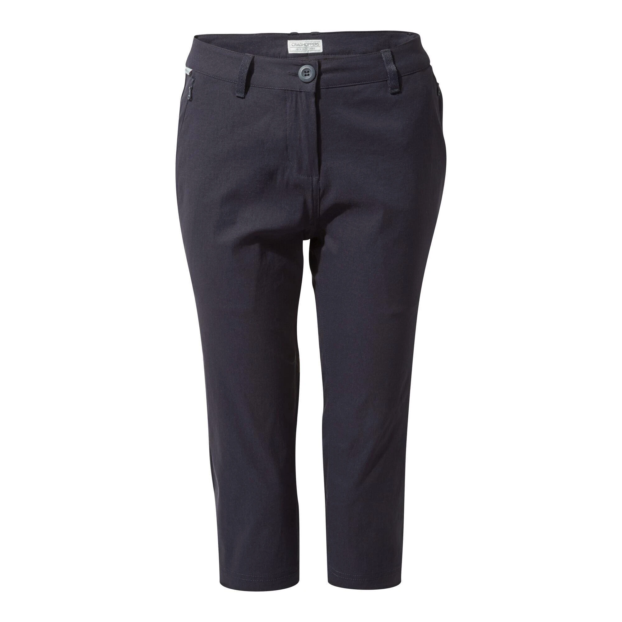 Craghoppers Womens/Ladies Kiwi Pro II Cropped Trousers (Black) 10 Craghoppers Womens/Ladies Kiwi Pro II Cropped Trousers (Black) - Image 8