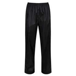 Regatta Womens/Ladies Packaway Rain Trousers (Black)