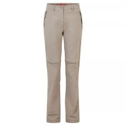 Craghoppers Womens/Ladies Nosilife Pro II Convertible Trousers (Mushroom)