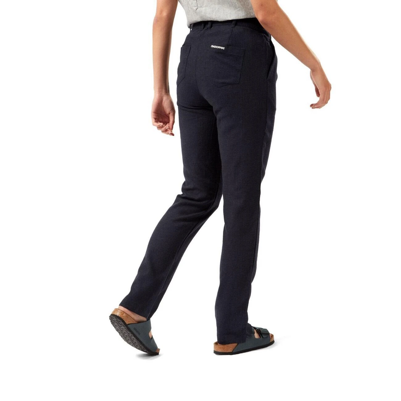 Craghoppers Womens/Ladies Orisia NosiBotanical Trousers (Navy) 4 Craghoppers Womens/Ladies Orisia NosiBotanical Trousers (Navy) - Image 2