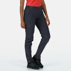 Regatta Womens/Ladies Chaska II Walking Trousers (Dark Denim) -Regatta shop kd57cc7abbeeefc001bdd3cef60e2d552