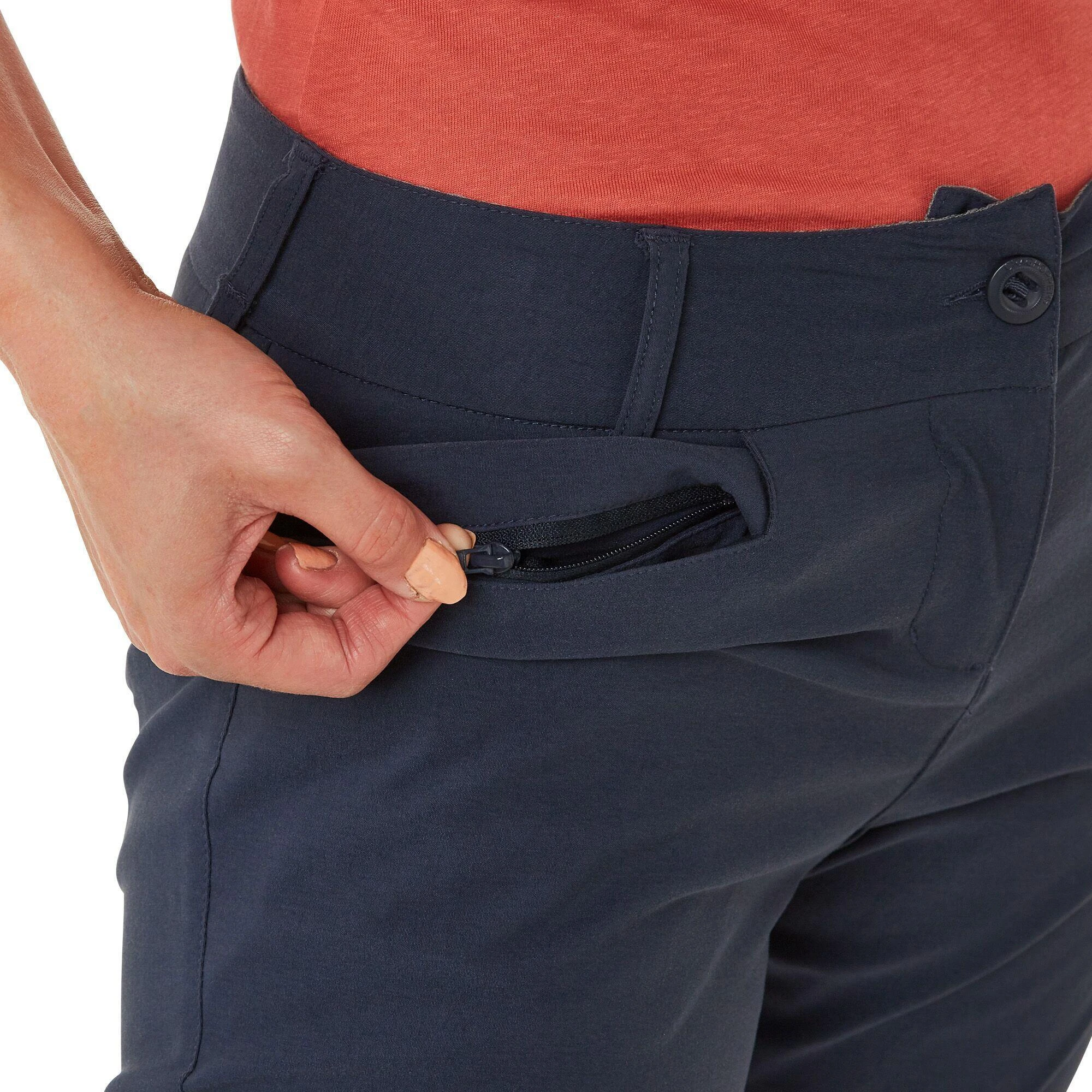 Craghoppers Womens/Ladies NosiLife Clara II Trousers (Soft Navy) 5 Craghoppers Womens/Ladies NosiLife Clara II Trousers (Soft Navy) - Image 3