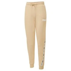 PUMA Womens Tape French Terry Pants Trousers CL