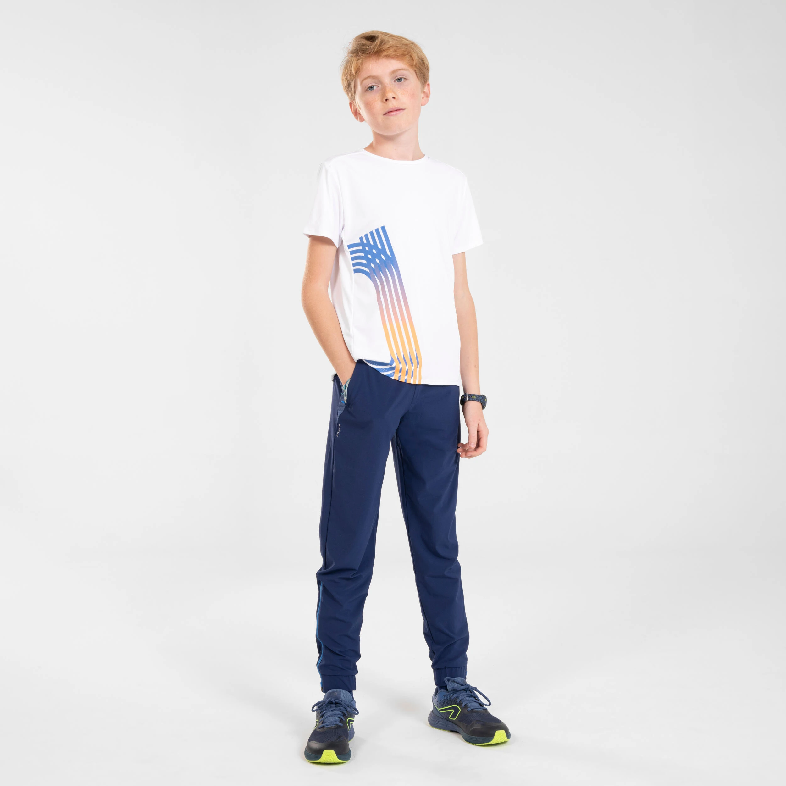 KIPRUN DRY+ Children's Running Trousers With Zip 11 KIPRUN DRY+ Children's Running Trousers With Zip - Image 9